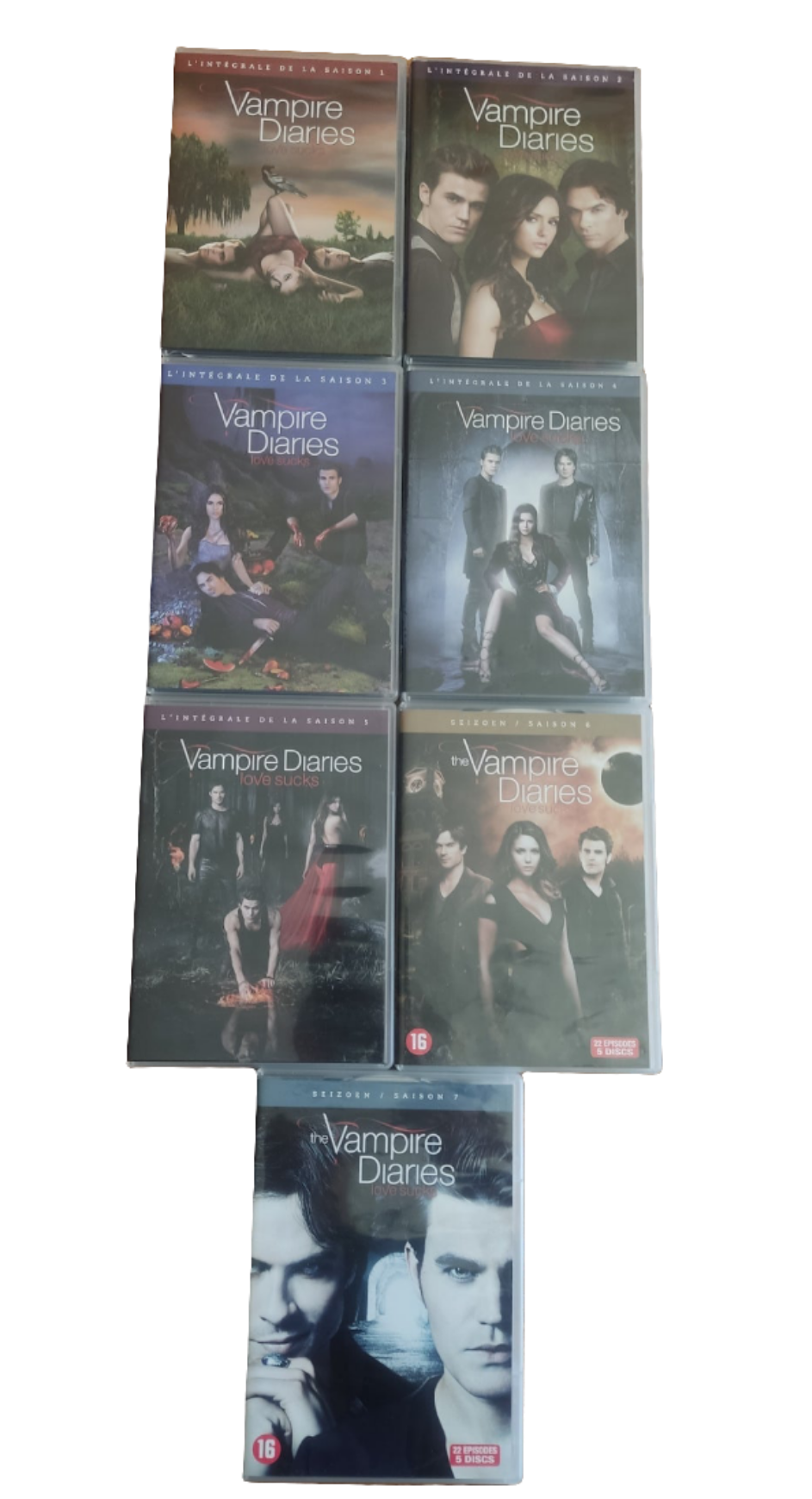 La série Vampire diaries en DVD