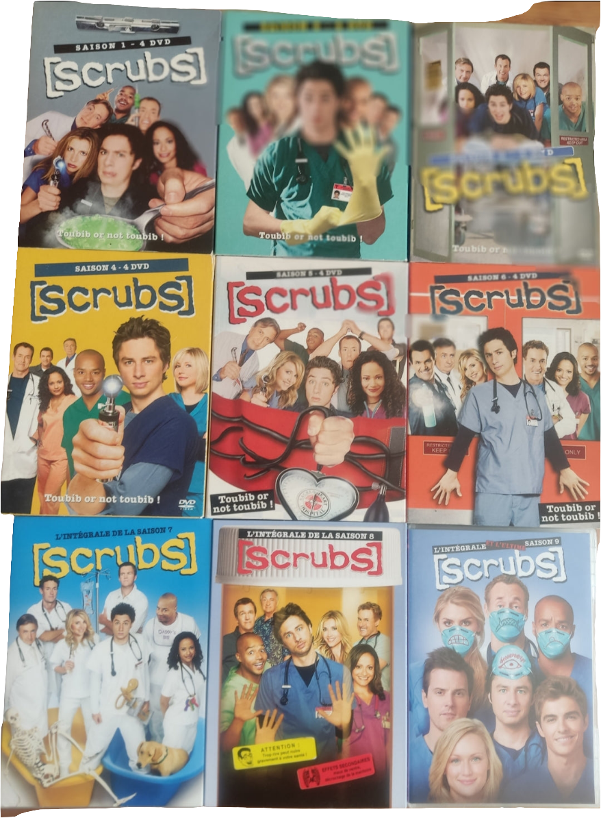 Intégrale de la série Scrubs en DVD