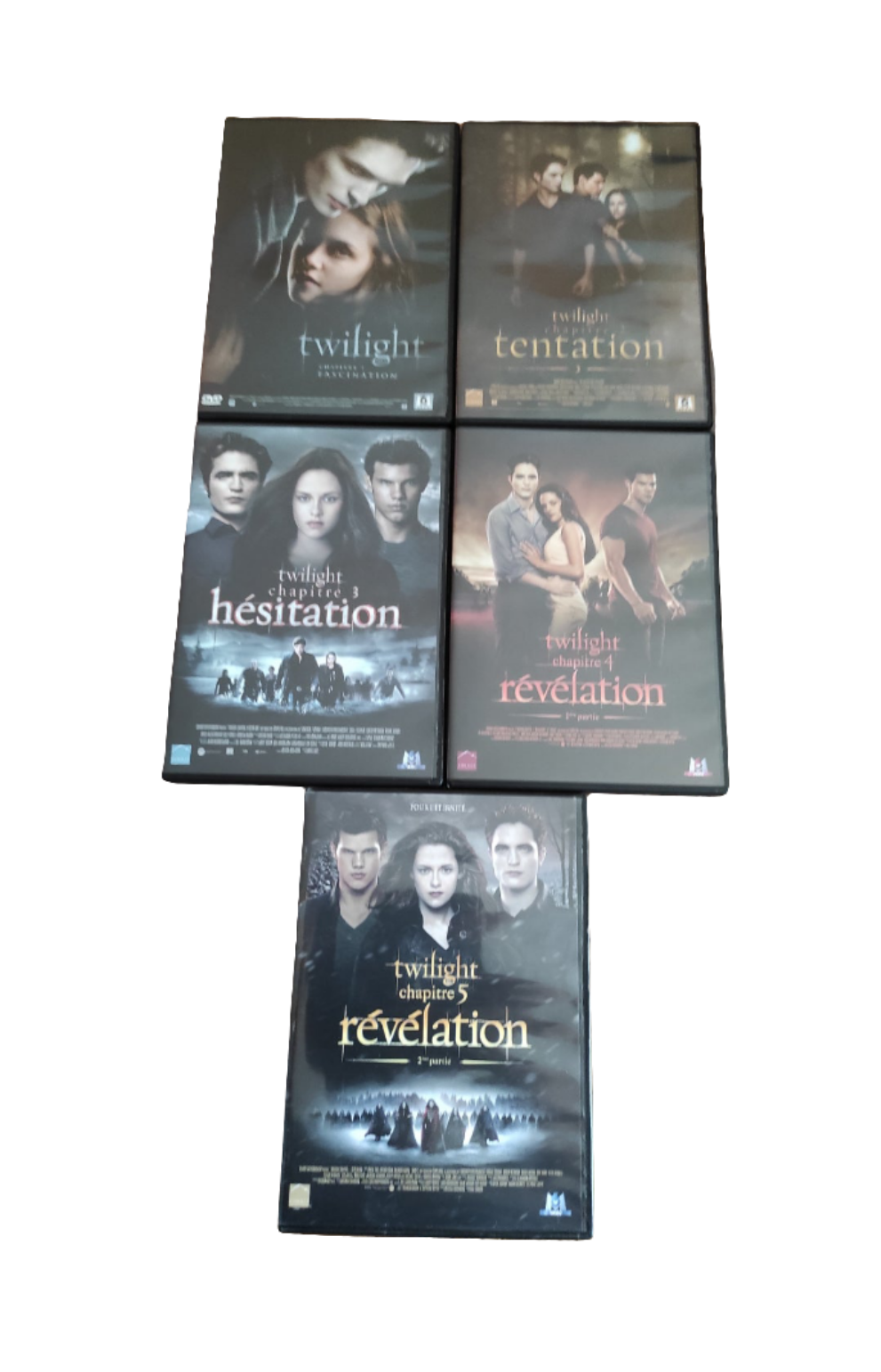 Intégrale Twilight en DVD