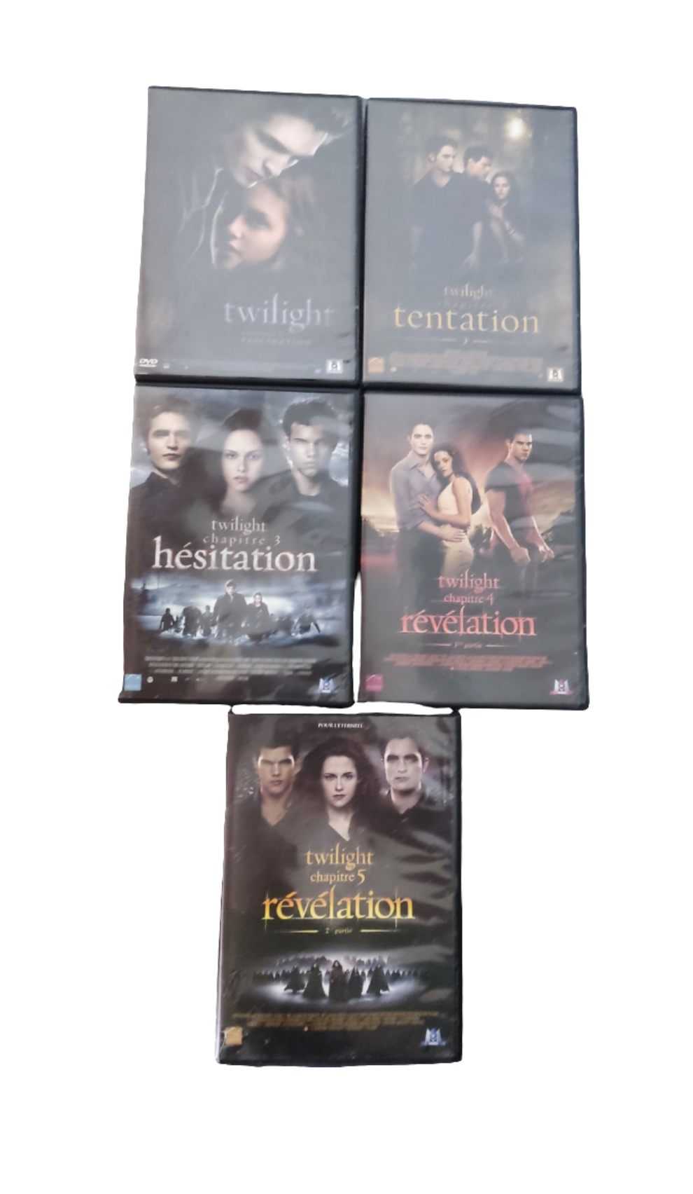 Intégrale Twilight en DVD