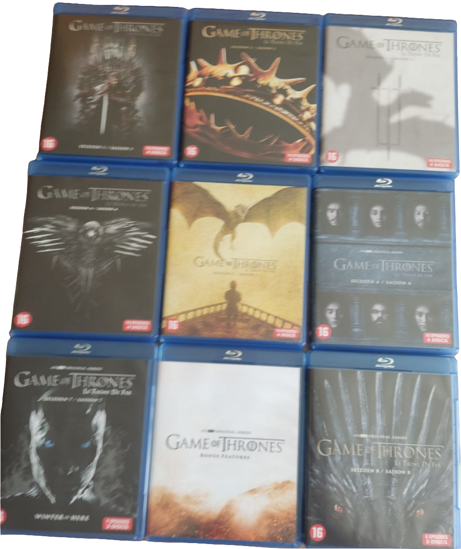 Intégrale Game of thrones en Blu-ray