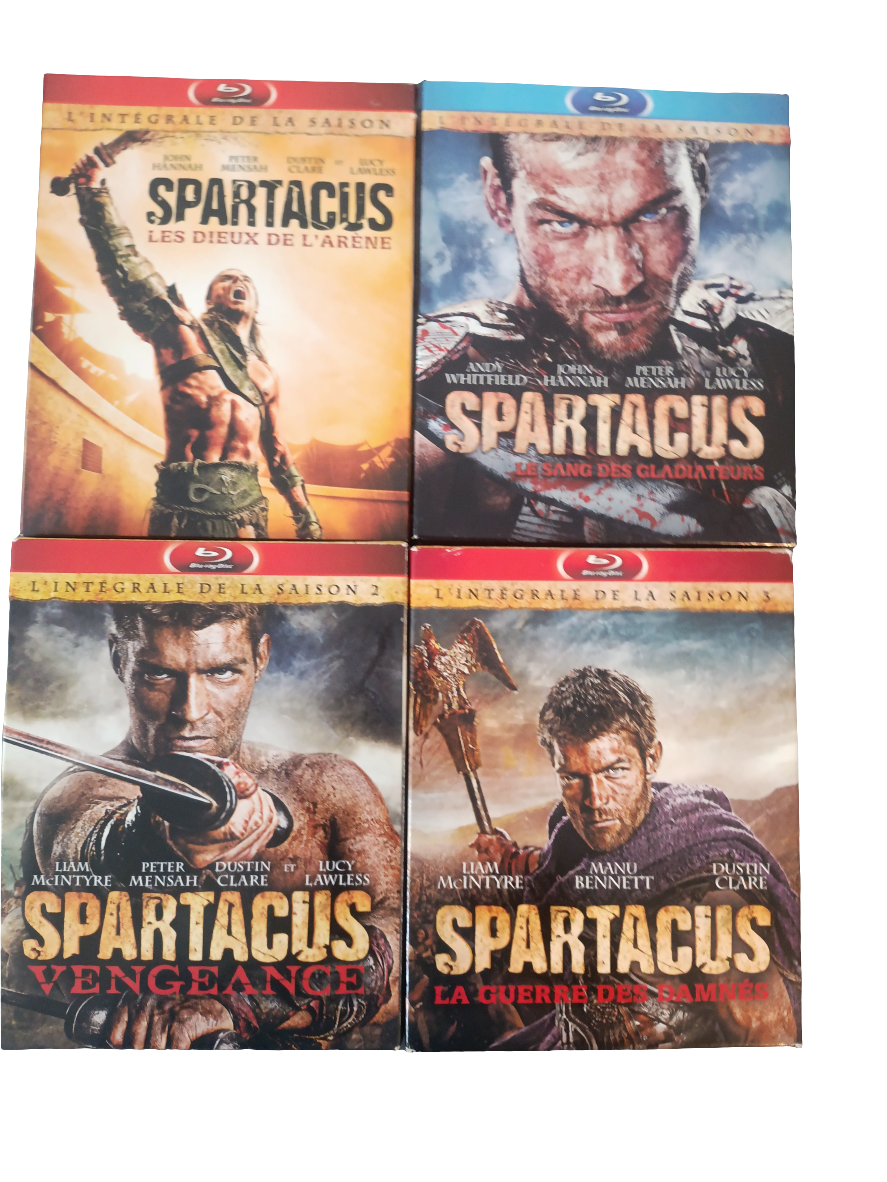 Intégrale Spartacus en Blu-ray
