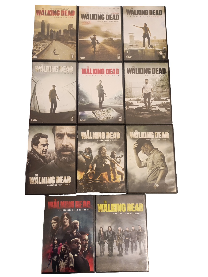 Intégrale de la série The walking Dead en DVD