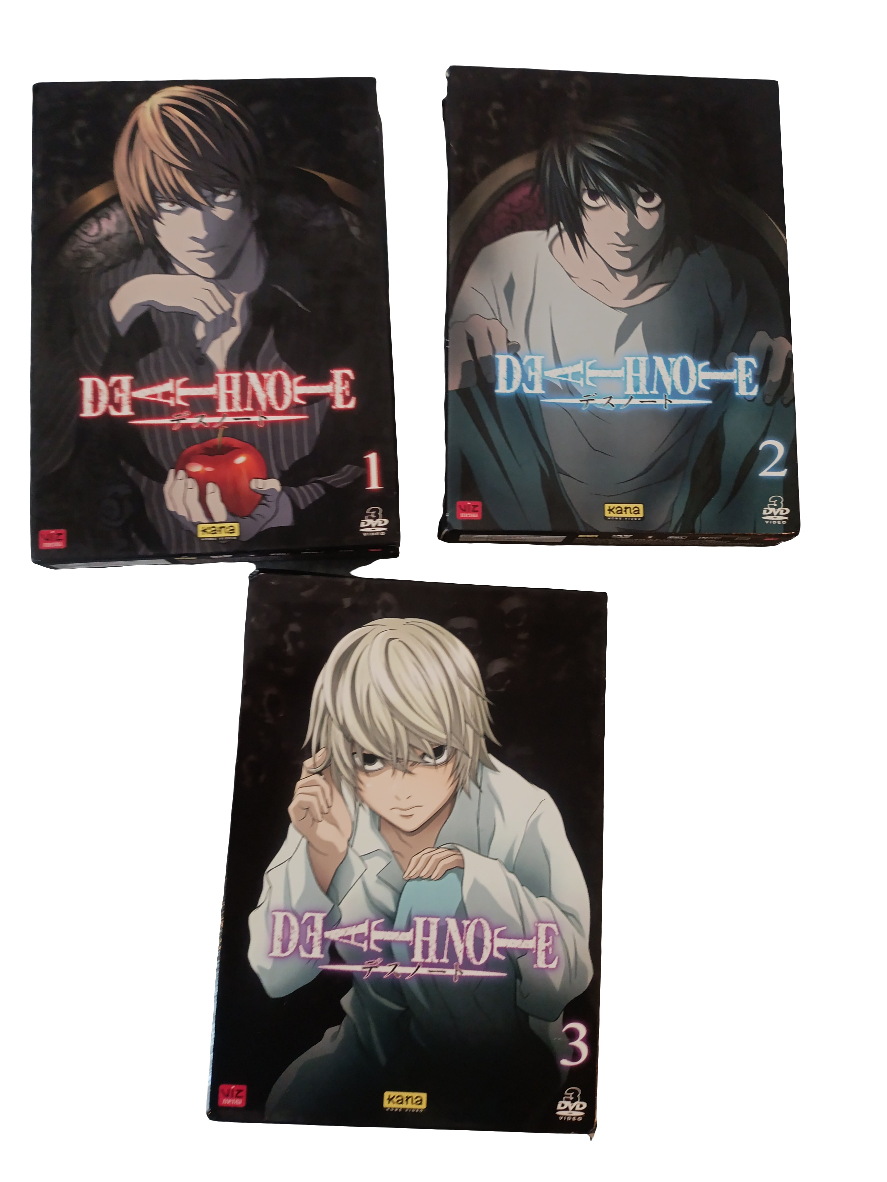Intégrale Death Note dans 3 coffrets DVD