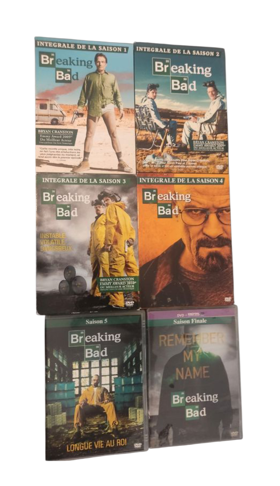 Intégrale de la série breaking Bad en DVD