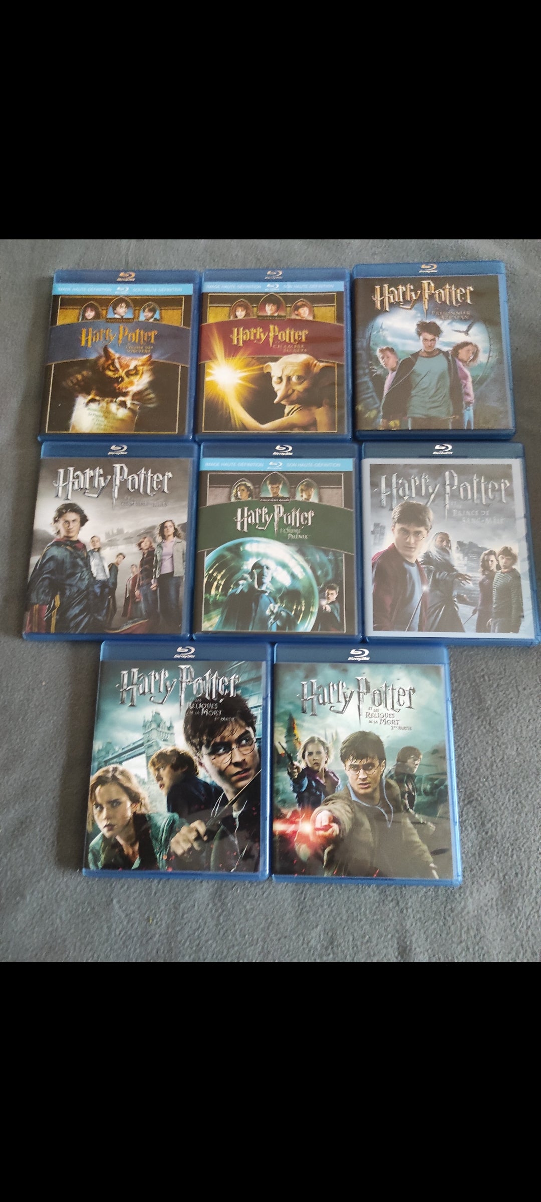 Intégrale Harry Potter en Blu-ray