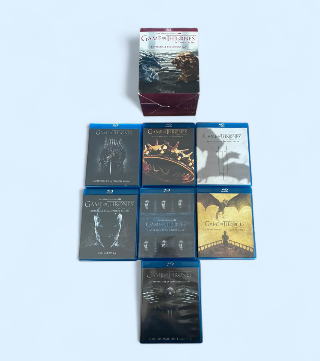 Coffret blu-ray game of thrones